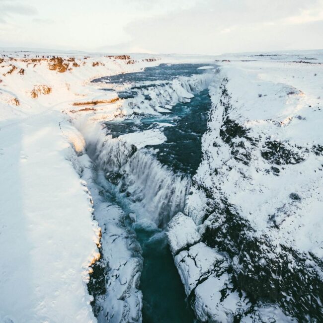 The Lady Who Saved The Golden waterfall in Iceland