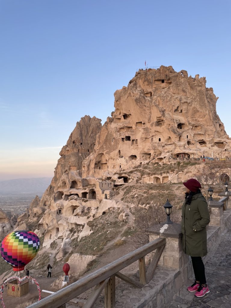 Uchisar castle view, Cappadocia