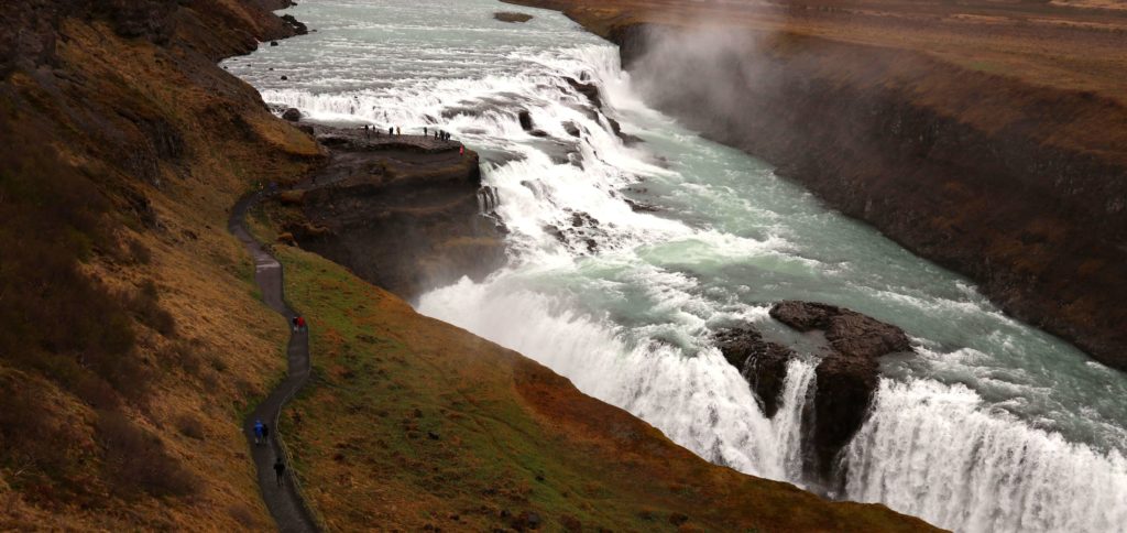 Chasing Waterfalls in Iceland Gullfoss waterfall