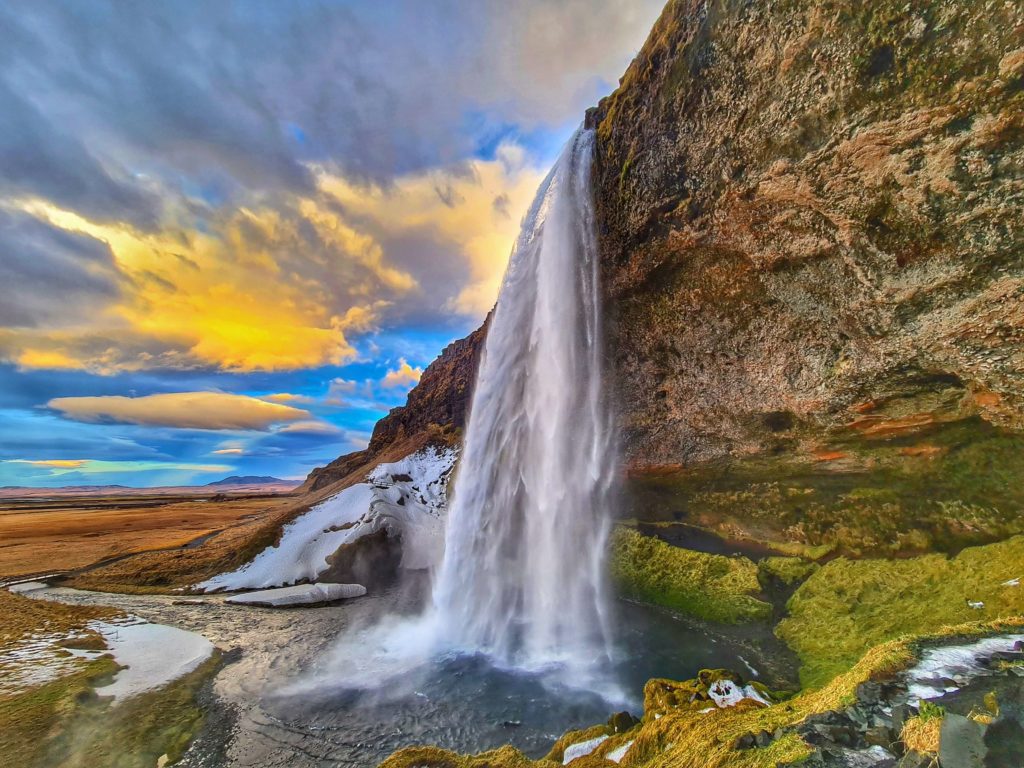 Chasing waterfalls in Iceland Seljalandsfoss waterfall